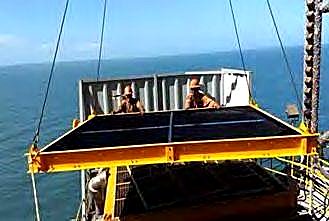 Radiador de equipo marino reparado a bordo